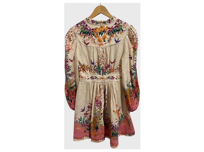 Zimmermann Tropicana Kleid T.1 Pink - Ansicht 4