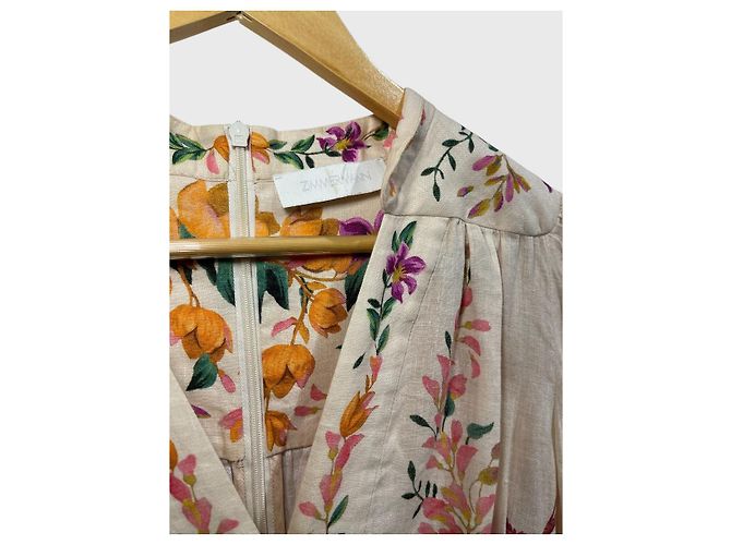 Zimmermann Tropicana Kleid T.1 Pink - Ansicht 5