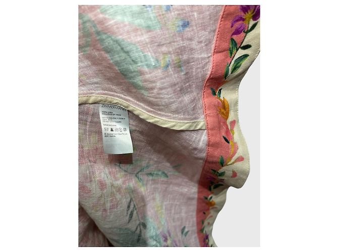 Zimmermann Tropicana Kleid T.1 Pink - Ansicht 6