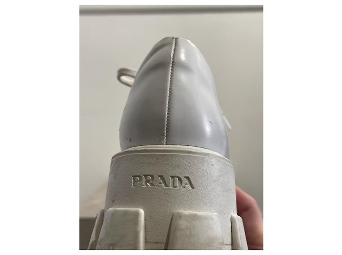 Derbies Prada blanches T.37,5 White - view 8