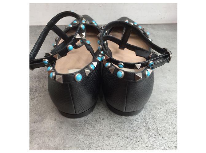 Valentino Garavani Bailarinas Valentino Rockstud T.38 Negro - vista 3