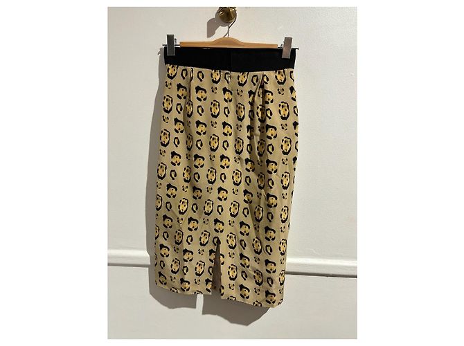 Saia Giambattista Valli leopardo T.36 Bege - vista 3