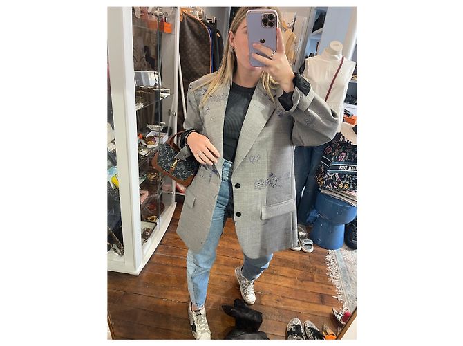 Vêtements Blazer Vetements gris T.XS - vista 7