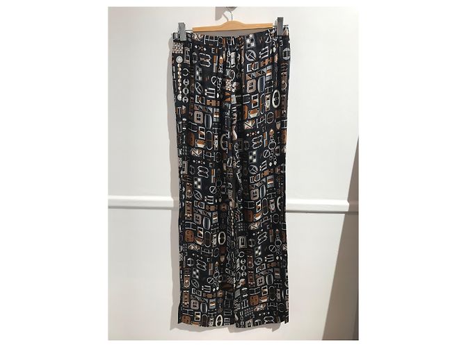 Hermès Hermes Hose schwarz T.36 - Ansicht 4