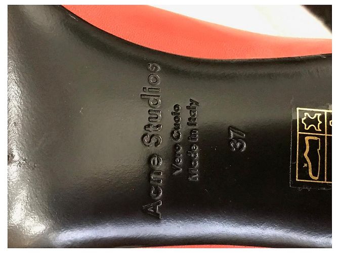 Acne Studios Pumps rot T.37 - Ansicht 5