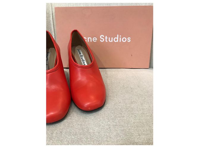 Acne Studios Pumps rot T.37 - Ansicht 7