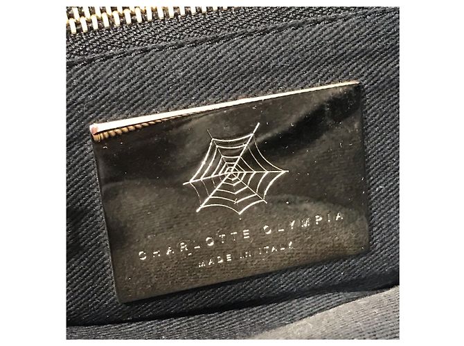 Clutch Charlotte Olympia Perroquet Nero - vista 5