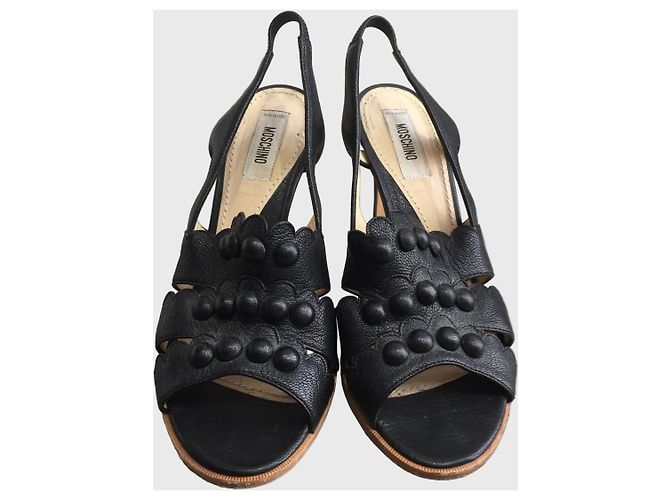 Sandali Moschino T.37 Nero - vista 2