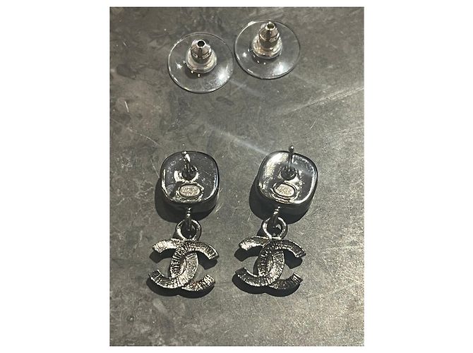 Pendientes Chanel Negro - vista 3