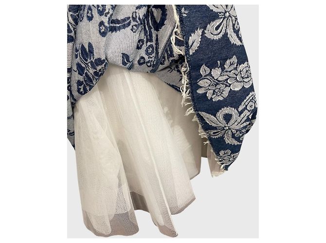 Valentino Garavani Vestido Junya Watanabe de jeans T.M Azul - vista 4