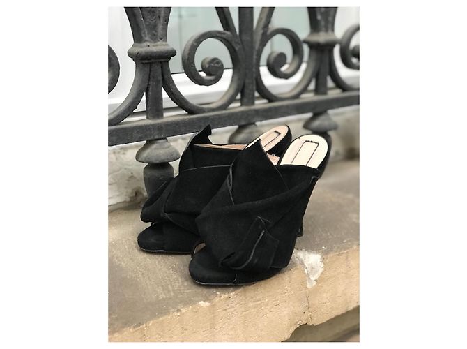 Mules N°21 noires T.38 Black - view 7