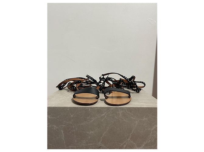 Valentino Garavani Sandali Valentino neri T.38.5 Nero - vista 4
