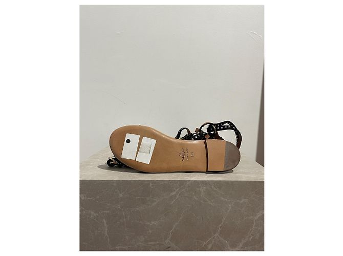 Valentino Garavani Sandali Valentino neri T.38.5 Nero - vista 6