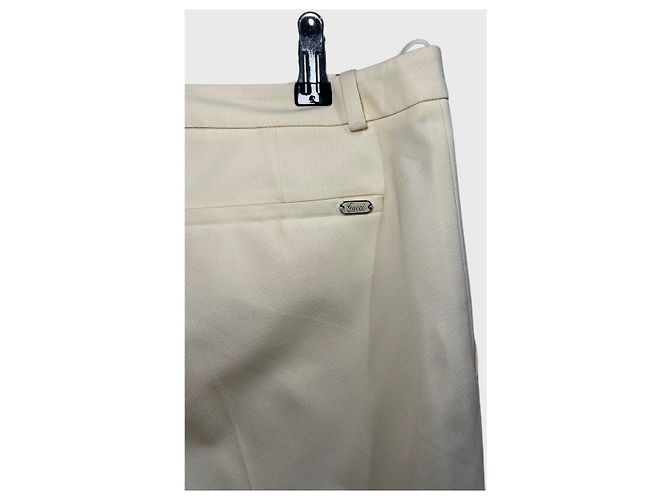 Pantalones Gucci écru T.36 Beige - vista 3