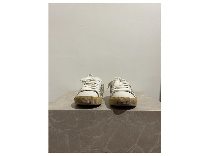 Autre Marque Sneakers Saint Laurent stelle T.34,5 Bianco - vista 3