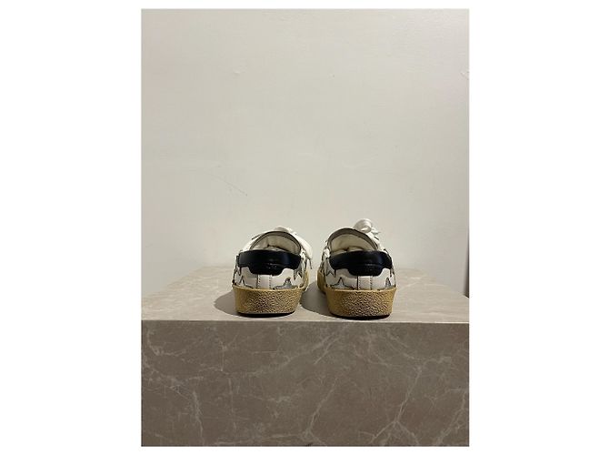 Autre Marque Sneakers Saint Laurent stelle T.34,5 Bianco - vista 4
