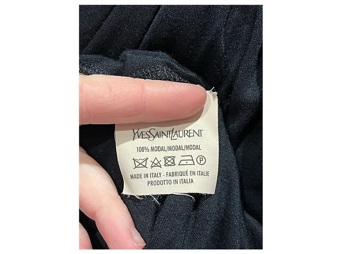 Combinaison Yves Saint Laurent noire T.38 - vue 6