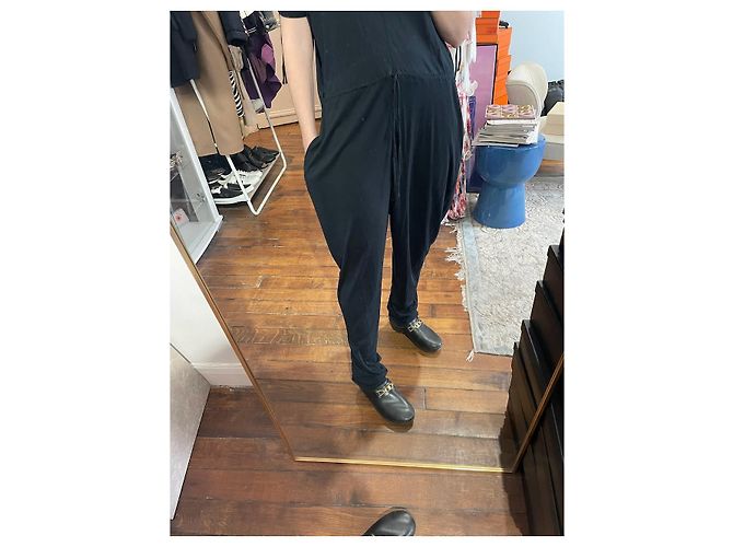 Combinaison Yves Saint Laurent noire T.38 - vue 7