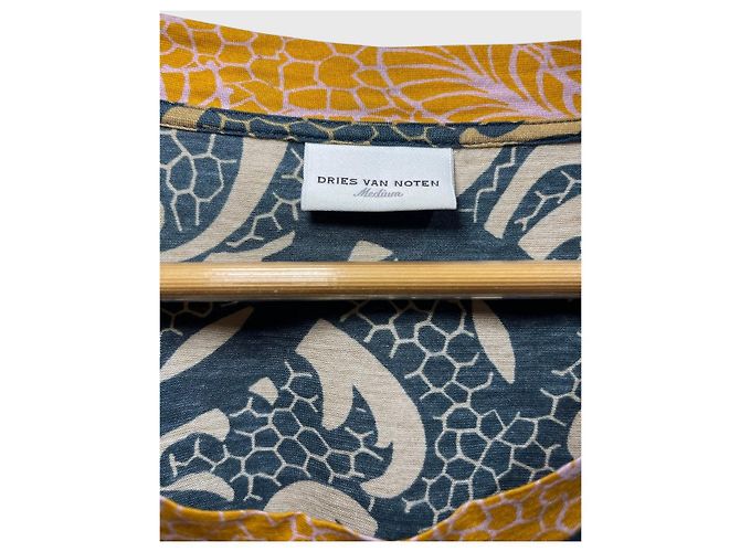 T-shirt Dries Van Noten T.M Verde - vista 2