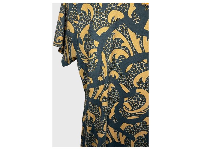 T-shirt Dries Van Noten T.M Verde - vista 3