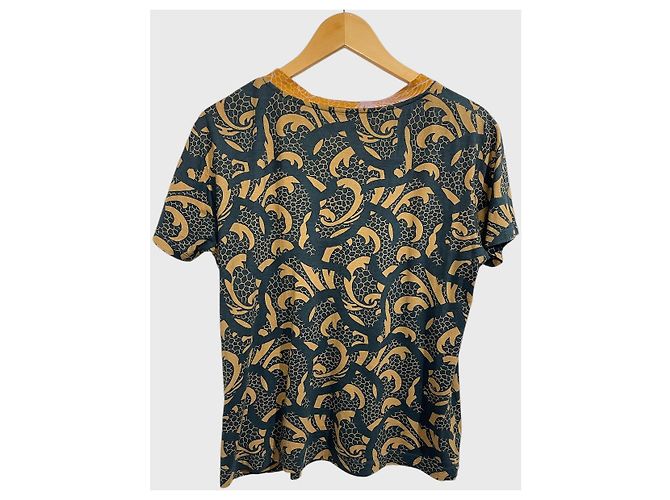 T-shirt Dries Van Noten T.M Verde - vista 5