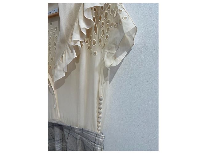 Autre Marque Vestido Christian Dior T.34 Gris - vista 3