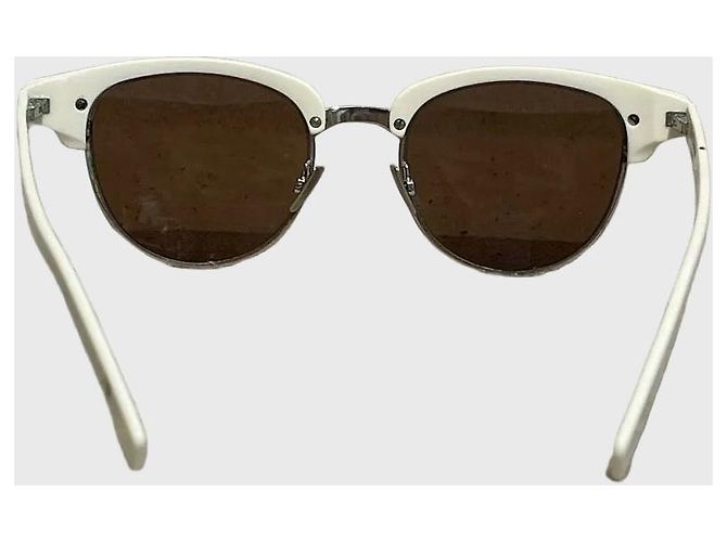 Autre Marque Gafas Saint Laurent blancas Blanco - vista 4