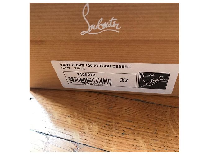 Christian Louboutin Pumps python T.37 Beige - Ansicht 9