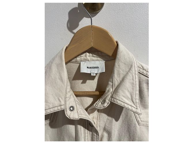 Camisa Nanushka T.XS Bege - vista 3