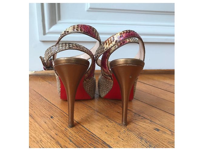 Christian Louboutin Pumps python T.37 Mehrfarben - Ansicht 4
