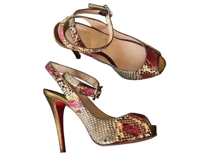 Christian Louboutin Pumps python T.37 Mehrfarben - Ansicht 7