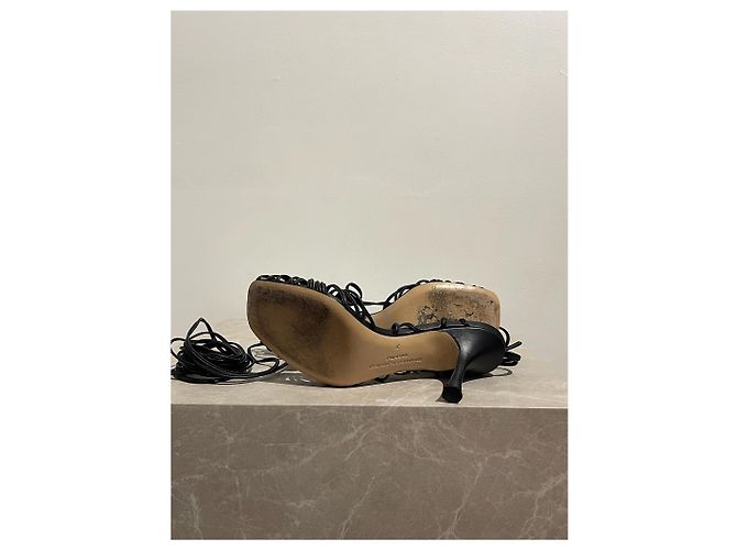 Sandali Ermanno Scervino neri T.37 Nero - vista 5