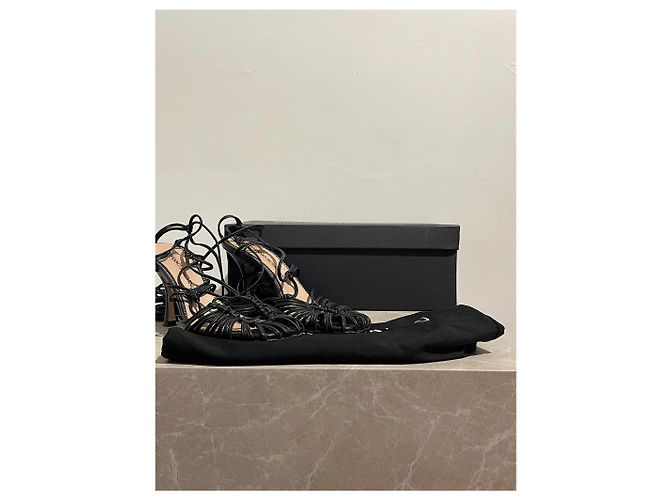 Sandali Ermanno Scervino neri T.37 Nero - vista 7