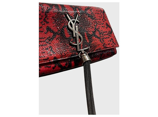 Autre Marque Saint Laurent Kate Tassel Tasche rot - Ansicht 6