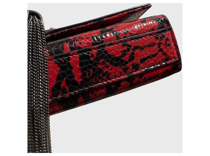 Autre Marque Saint Laurent Kate Tassel Tasche rot - Ansicht 7
