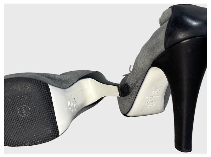 Chanel Pumps grau T.37,5 - Ansicht 8