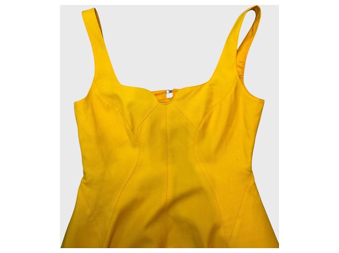 Autre Marque Kleid Camilla and Marc T.38 Gelb - Ansicht 3