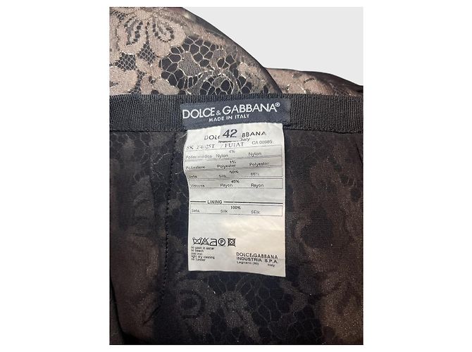Gonna Dolce & Gabbana T.38 Nero - vista 4