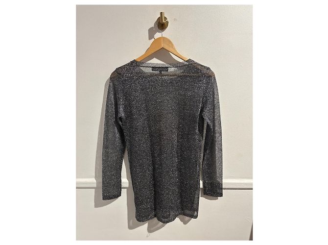 Top Isabel Marant prateado T.M Metálico - vista 3