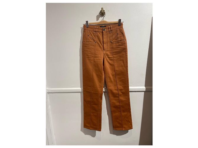 Jeans Isabel Marant T.36 Naranja - vista 2