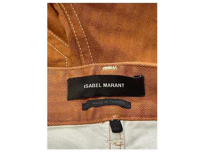 Jeans Isabel Marant T.36 Naranja - vista 6