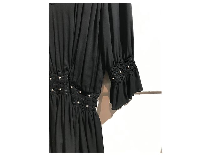 Autre Marque Saint Laurent Kleid schwarz T.34 - Ansicht 3