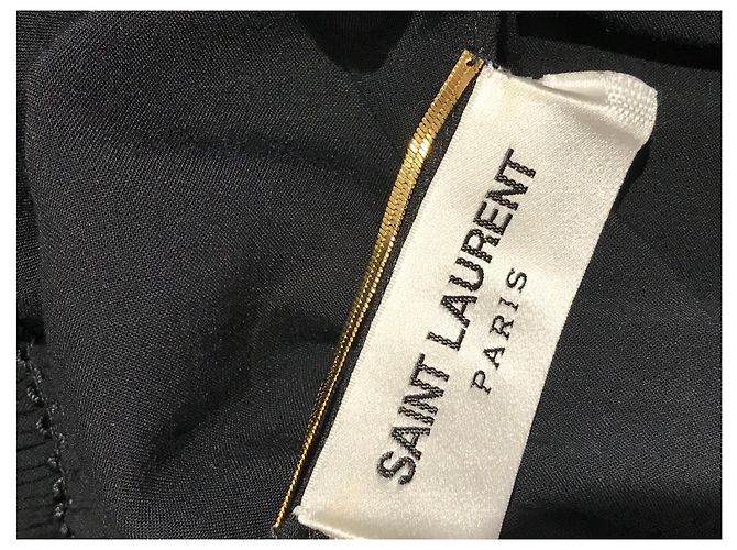 Autre Marque Saint Laurent Kleid schwarz T.34 - Ansicht 5