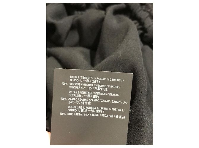 Autre Marque Saint Laurent Kleid schwarz T.34 - Ansicht 7