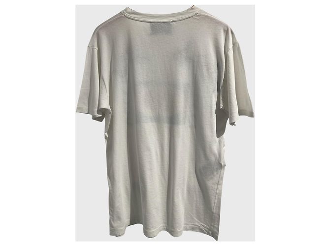 Camiseta Gucci con logo GG y banda web de algodón blanca XS Blanco - vista 2
