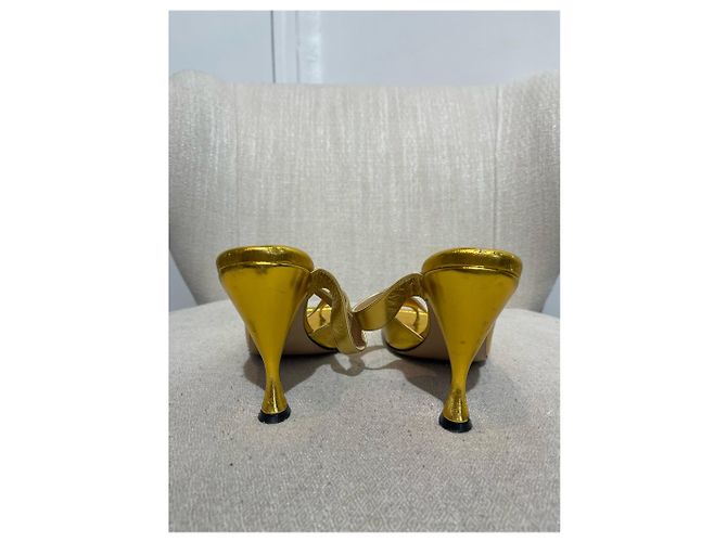 Sandali Bottega Veneta dorati T.38 D'oro - vista 5