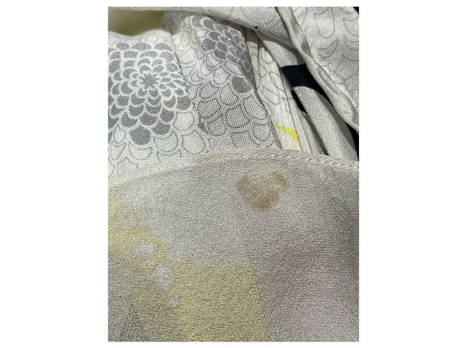 Vestido estampado Diane Von Furstenberg T.40 Blanco - vista 4
