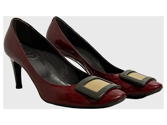 Roger Vivier Pumps Gr.39,5 Bordeaux - Ansicht 2
