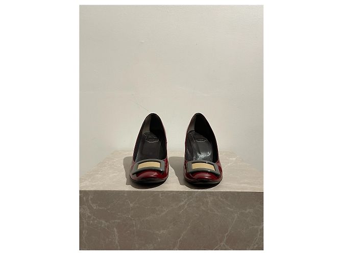 Roger Vivier Pumps Gr.39,5 Bordeaux - Ansicht 3