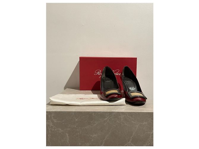 Roger Vivier Pumps Gr.39,5 Bordeaux - Ansicht 9